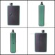 SXK BB Style 70W All-in-One VW Variable Wattage Box Mod Kit w/ USB Port - Dark Green, 1~70W, 1 x 18650, with 2023 Logo