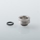 Replacement Flush Nut 510 Drip Tip Adapter for Billet / BB Box Mod - Silver