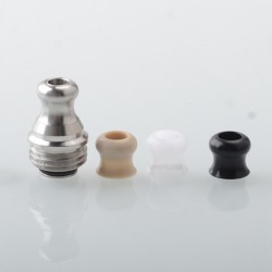 Raven Style Drip Tip Set for BB / Billet Boro AIO Mod - Silver, 3 PCS Mouthpieces