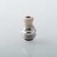 Raven Style Drip Tip Set for BB / Billet Boro AIO Mod - Silver, 3 PCS Mouthpieces