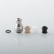 Raven Style Drip Tip Set for BB / Billet Boro AIO Mod - Silver, 3 PCS Mouthpieces