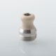 Raven Style AIO Drip Tip Set for dotMod dotAIO V1 / V2 Pod - Silver, 3 PCS Mouthpieces