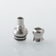 Raven Style 510 Drip Tip Set for RDA / RTA / RDTA Atomizer - Silver, 3 PCS Mouthpieces
