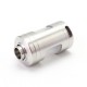 SXK Unitank V2 Style Atomizer - Silver, 316 Stainless Steel, for BB / Billet RBA Bridges