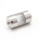 SXK Unitank V2 Style Atomizer - Silver, 316 Stainless Steel, for BB / Billet RBA Bridges