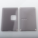 Authentic MK MODS Replacement Front + Back Cover Panel Plate for Vandy Pulse AIO Mini 80W Kit - , Square Button Hole