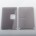 Authentic MK MODS Replacement Front + Back Cover Panel Plate for Vandy Pulse AIO Mini 80W Kit - , Square Button Hole