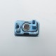 Vapeasy Unkwn One Unreal Style RBA Bridge for Billet / BB / Boro Tank - Blue, Titanium