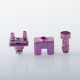 Vapeasy Unkwn One Unreal Style RBA Bridge for Billet / BB / Boro Tank - Pink, Titanium