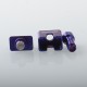 Vapeasy Unkwn One Unreal Style RBA Bridge for Billet / BB / Boro Tank - Purple, Titanium