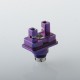 Vapeasy Unkwn One Unreal Style RBA Bridge for Billet / BB / Boro Tank - Purple, Titanium