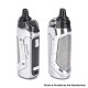 [Ships from Bonded Warehouse] Authentic GeekVape B60 Aegis Boost 2 60W Pod System - Silver, 2000mAh, 5~60W, 5ml, CRC Version