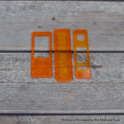 Authentic MK MODS Replacement Panels Set for Stubby21 AIO Stubby 21700 Mod Kit - Orange (3 PCS)