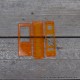 Authentic MK MODS Replacement Panels Set for Stubby21 AIO Stubby 21700 Mod Kit - Orange (3 PCS)