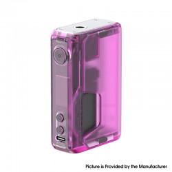 Authentic VandyVape Pulse V3 III 95W Squeeze Box Mod - Frosted Purple, VW 5~95W, 1 x 18650 / 21700