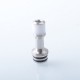 415 Style 510 Drip Tip Set for RDA / RTA / RDTA Atomizer - Silver, 4 PCS Mouthpieces