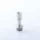 415 Style 510 Drip Tip Set for RDA / RTA / RDTA Atomizer - Silver, 4 PCS Mouthpieces