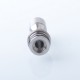 415 Style 510 Drip Tip Set for RDA / RTA / RDTA Atomizer - Silver, 4 PCS Mouthpieces