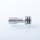 415 Style 510 Drip Tip Set for RDA / RTA / RDTA Atomizer - Silver, 4 PCS Mouthpieces