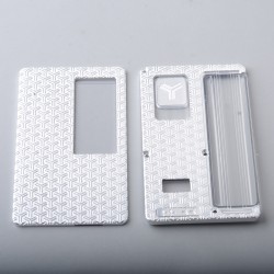 Authentic Y Replacement Front + Back Cover Panel Plate for Cthulhu AIO Mod Kit - Silver