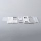 Authentic Y Replacement Front + Back Cover Panel Plate for Cthulhu AIO Mod Kit - Silver