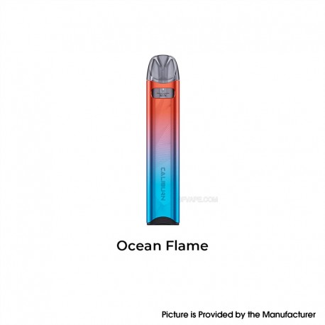 [Ships from Bonded Warehouse] Authentic Uwell Caliburn A3S Pod System Kit - Ocean Flame, 520mAh, 2ml, 1.0ohm