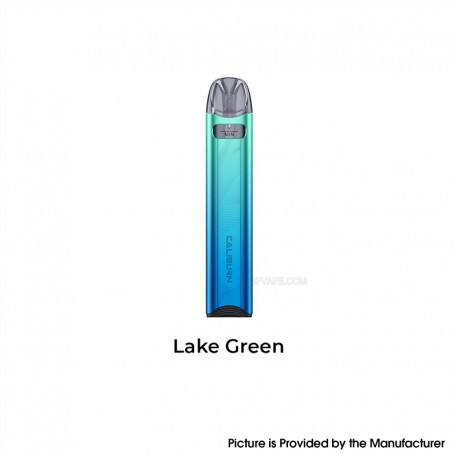 [Ships from Bonded Warehouse] Authentic Uwell Caliburn A3S Pod System Kit - Lake Green, 520mAh, 2ml, 1.0ohm