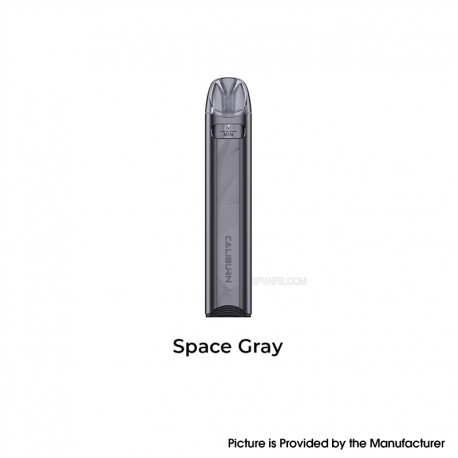 [Ships from Bonded Warehouse] Authentic Uwell Caliburn A3S Pod System Kit - Space Gray, 520mAh, 2ml, 1.0ohm