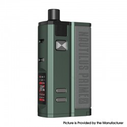 [Ships from Bonded Warehouse] Authentic Aspire Nautilus Prime X 60W Pod Kit - Hunter Green, 1~60W, 1 x 18650, 4ml / 4.5ml