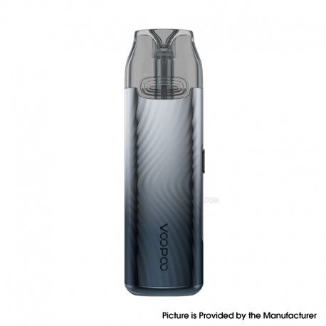 [Ships from Bonded Warehouse] Authentic VOOPOO V.THRU Pro VW Pod System Mod Kit - Glacier Silver, 5~25W, 900mAh, 1.2 / 0.7ohm