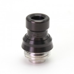 SXK Cosmos V2 Style Booster Integrated Drip Tip for BB / Billet / Boro AIO Box Mod - Black, 316 Stainless Steel