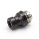 SXK Cosmos V2 Style Booster Integrated Drip Tip for BB / Billet / Boro AIO Box Mod - Black, 316 Stainless Steel