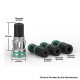 Authentic Ambition Mods Shield 510 Drip Tip Kit - Sliver + Black, MTL / DL / RDL