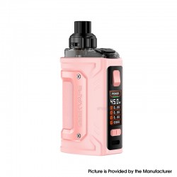 [Ships from Bonded Warehouse] Authentic GeekVape H45 Classic Aegis Hero 3 Pod System Kit - Sakura, 5~45W, 1400mAh, 4ml