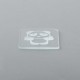 Replacement Tank Cover Plate for Boro / BB / Billet Tank - Whtie Panda D, Glass (1 PC)