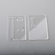 Authentic MK MODS Replacement Front + Back Door Panel Plates for Hastur Boro AIO 21700 - Clear