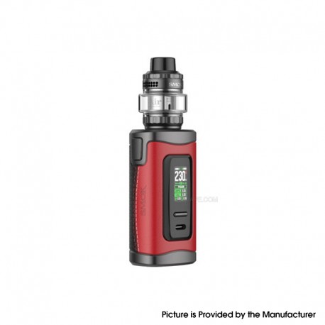 [Ships from Bonded Warehouse] Authentic SMOK Morph 3 230W Mod Kit with T-Air Tank Atomizer - Red, VW 5~230W, 5ml