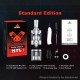 [Ships from Bonded Warehouse] Authentic Hellvape Dead Rabbit MTL RTA Atomizer - Gold, 4ml, Pin 0.8 / 1.2 / 1.4 / 1.6mm, 23mm