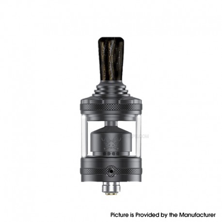 [Ships from Bonded Warehouse] Authentic Hellvape Dead Rabbit MTL RTA Atomizer - GunMetal, 4ml, Pin 0.8 / 1.2 / 1.4 / 1.6mm, 23mm