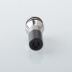 Echo Style 510 Drip Tip Set - Silver + Black, Stainless Steel + POM, 3 PCS mouthpieces for MTL / RDL / DL Vaping