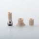 Echo Style 510 Drip Tip Set - Silver, Stainless Steel + PEEK, 3 PCS mouthpieces for MTL / RDL / DL Vaping