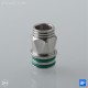 Authentic Ambition Mods Shield 510 Drip Tip Kit - Sliver + White, MTL / DL / RDL