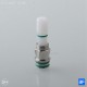 Authentic Ambition Mods Shield 510 Drip Tip Kit - Sliver + White, MTL / DL / RDL