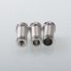 Unkwn One Unreal Style RBA Bridge for Billet / BB / Boro Tank - Black, 4 PCS Air Pins 1.0mm / 2.0mm / 3.0mm / 4.0mm