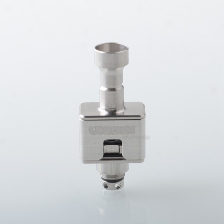 Unkwn One Unreal Style RBA Bridge for Billet / BB / Boro Tank - Silver, 4 PCS Air Pins 1.0mm / 2.0mm / 3.0mm / 4.0mm