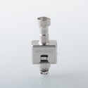 Unkwn One Unreal Style RBA Bridge for Billet / BB / Boro Tank - Silver, 4 PCS Air Pins 1.0mm / 2.0mm / 3.0mm / 4.0mm