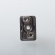 Unkwn One Unreal Style RBA Bridge for Billet / BB / Boro Tank - Silver, 4 PCS Air Pins 1.0mm / 2.0mm / 3.0mm / 4.0mm