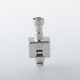 Unkwn One Unreal Style RBA Bridge for Billet / BB / Boro Tank - Silver, 4 PCS Air Pins 1.0mm / 2.0mm / 3.0mm / 4.0mm