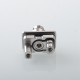 Unkwn One Unreal Style RBA Bridge for Billet / BB / Boro Tank - Silver, 4 PCS Air Pins 1.0mm / 2.0mm / 3.0mm / 4.0mm