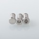 Unkwn One Unreal Style RBA Bridge for Billet / BB / Boro Tank - Silver, 4 PCS Air Pins 1.0mm / 2.0mm / 3.0mm / 4.0mm